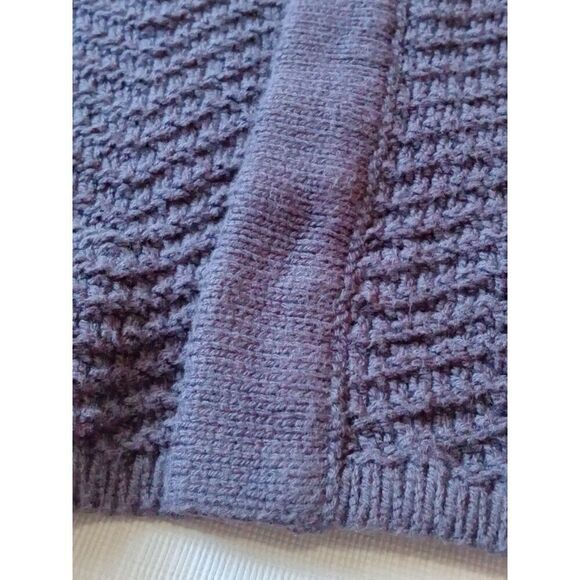 Belldini Charcoal Gray Long Sleeve Tight Knit Open Front Cardigan Women's Medium - Picture 11 of 12